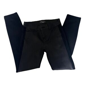 Vince leather straight leg pants